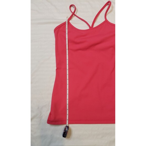 Lululemon Tank Top Womens S Pink Racerback Athletic Yoga Strappy Built In Bra - Picture 6 of 7